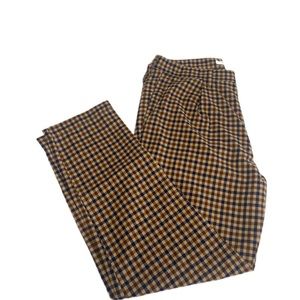 PacSun Brown Plaid Menswear Trousers 32 Slim fit